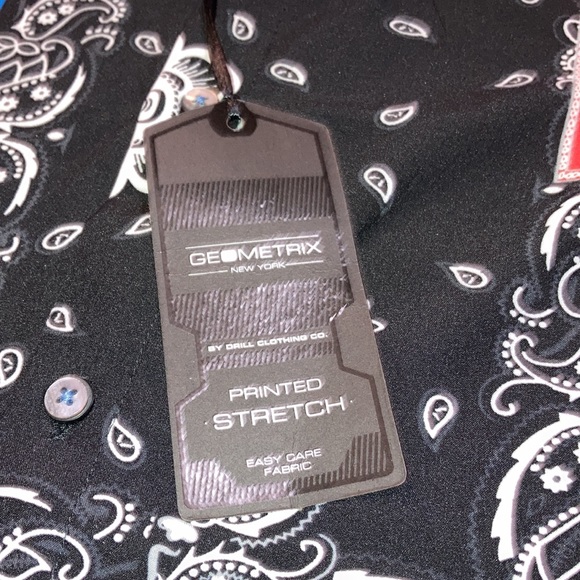 Geometrix New York Short sleeve shirt size Large - Picture 3 of 6